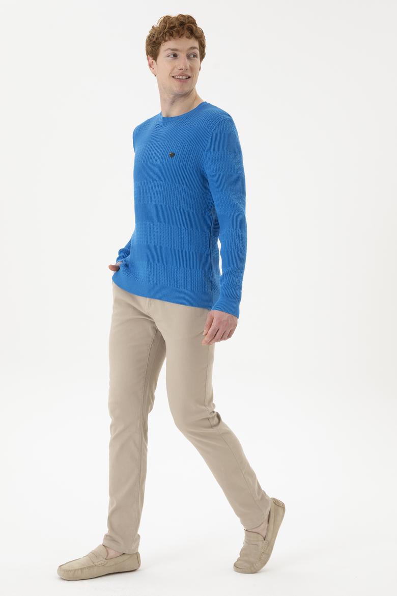 Erkek Kobalt Mavi Kazak - 50271042011