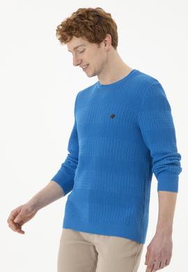 Erkek Kobalt Mavi Kazak - 50271042011