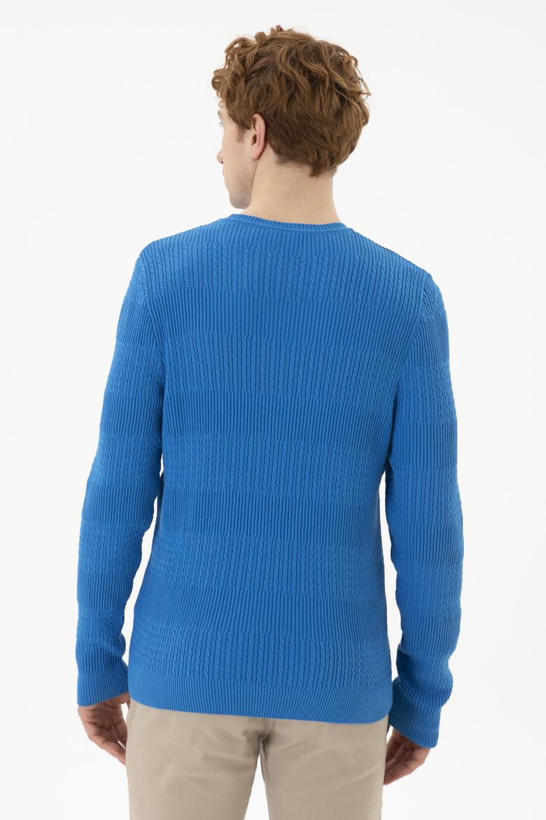 Erkek Kobalt Mavi Kazak - 50271042011