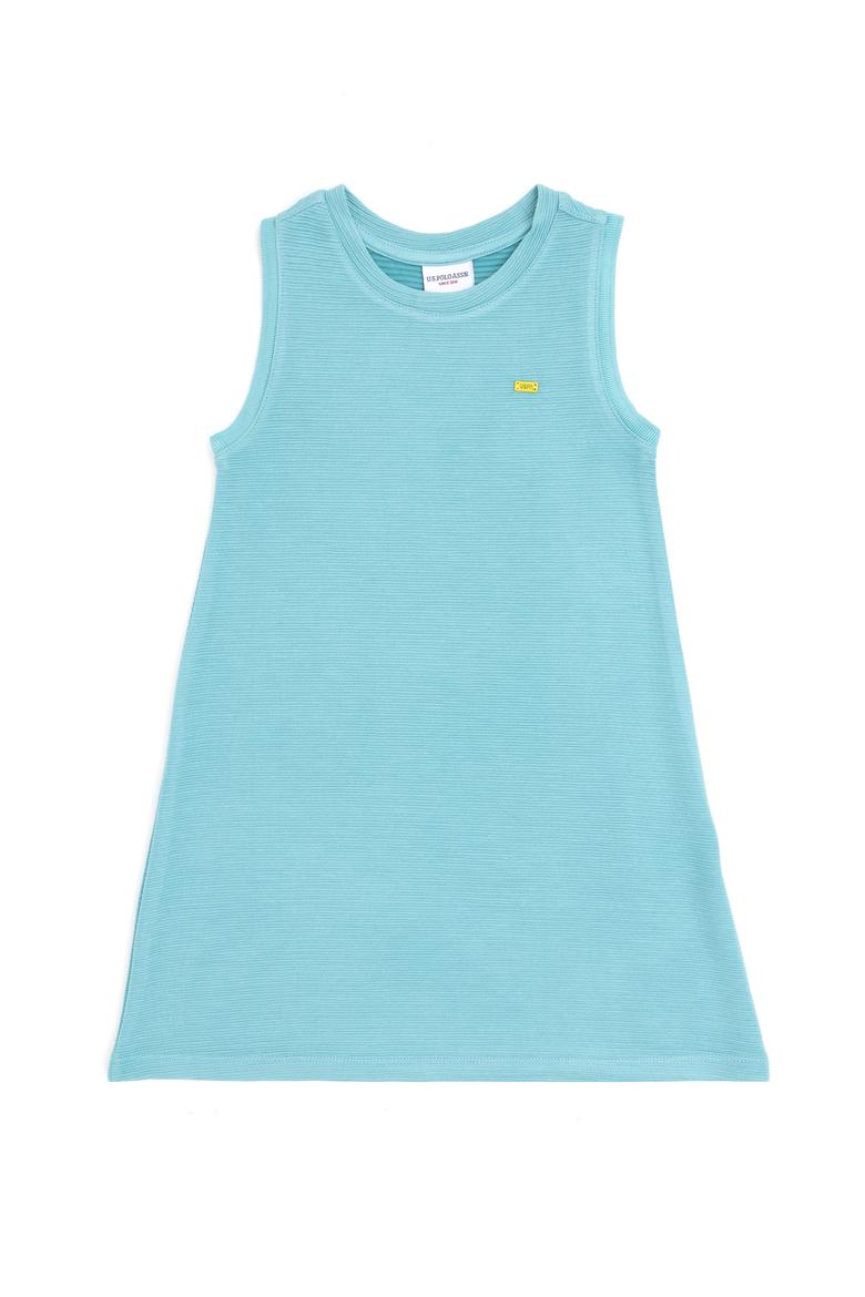 Kız Çocuk Mint Örme Elbise