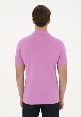 Erkek Menekşe Basic Tişört - 50279573164