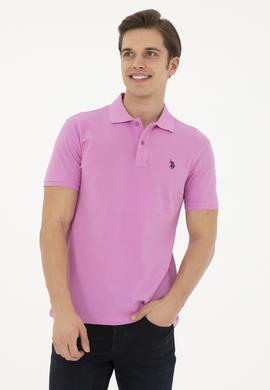 Erkek Menekşe Basic Tişört - 50279573164