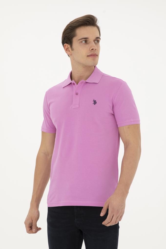 Erkek Menekşe Basic Tişört