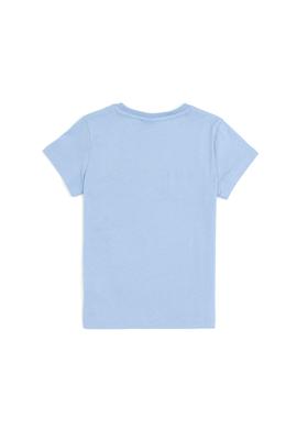 Erkek Çocuk Açık Mavi Bisiklet Yaka Tişört - 50279614045