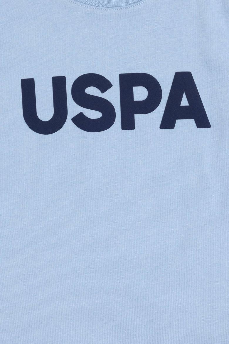 Erkek Çocuk Açık Mavi Bisiklet Yaka Tişört - 50279614045