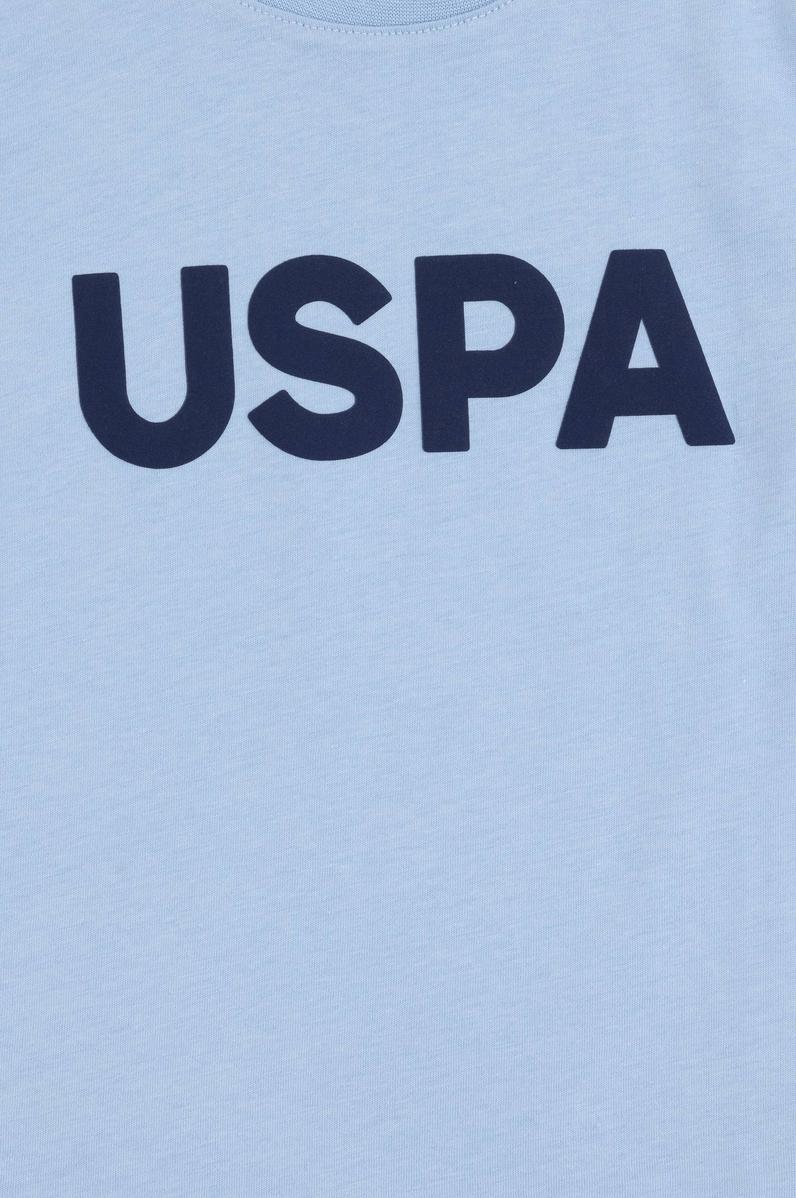 Erkek Çocuk Açık Mavi Bisiklet Yaka Tişört