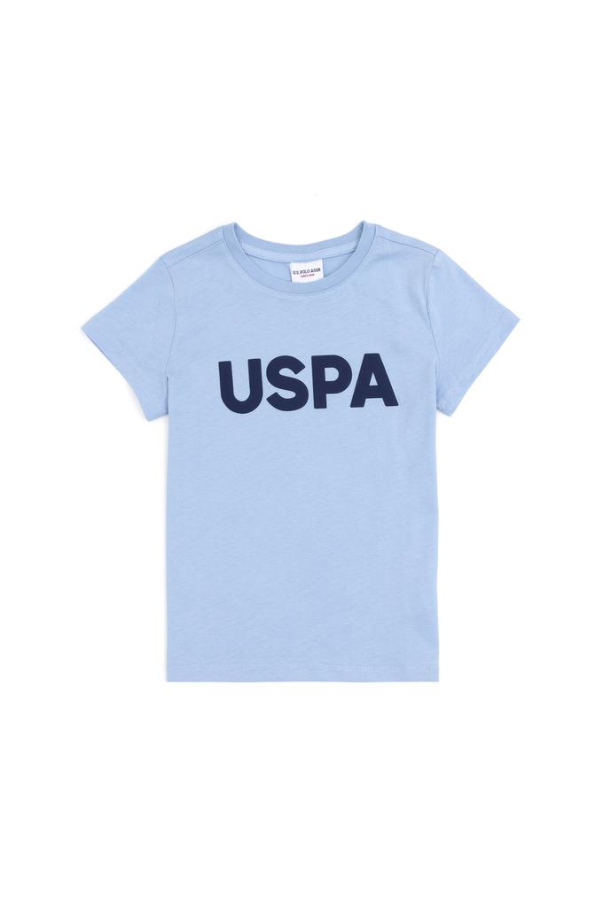 Erkek Çocuk Açık Mavi Bisiklet Yaka Tişört