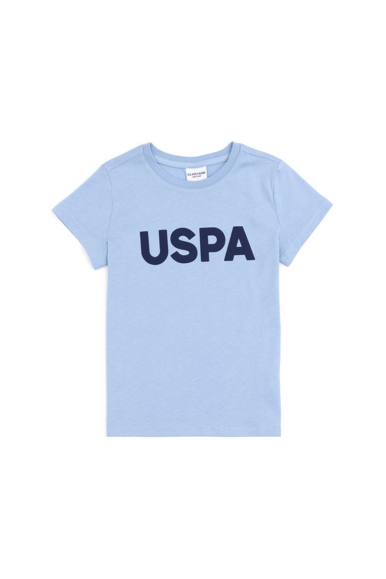 Erkek Çocuk Açık Mavi Bisiklet Yaka Tişört