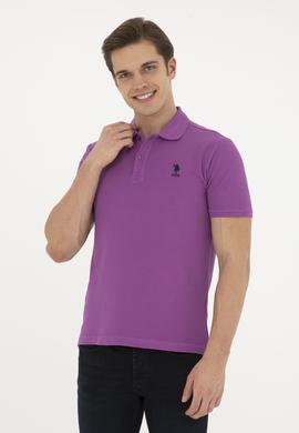 Erkek Mor Basic Tişört - 50279613348