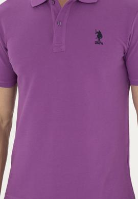 Erkek Mor Basic Tişört - 50279613348