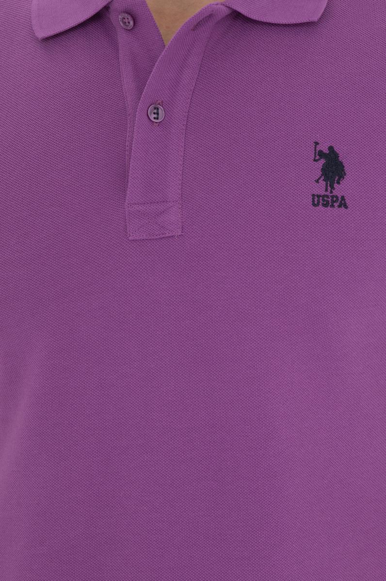 Erkek Mor Basic Tişört