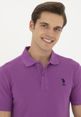 Erkek Mor Basic Tişört - 50279613348