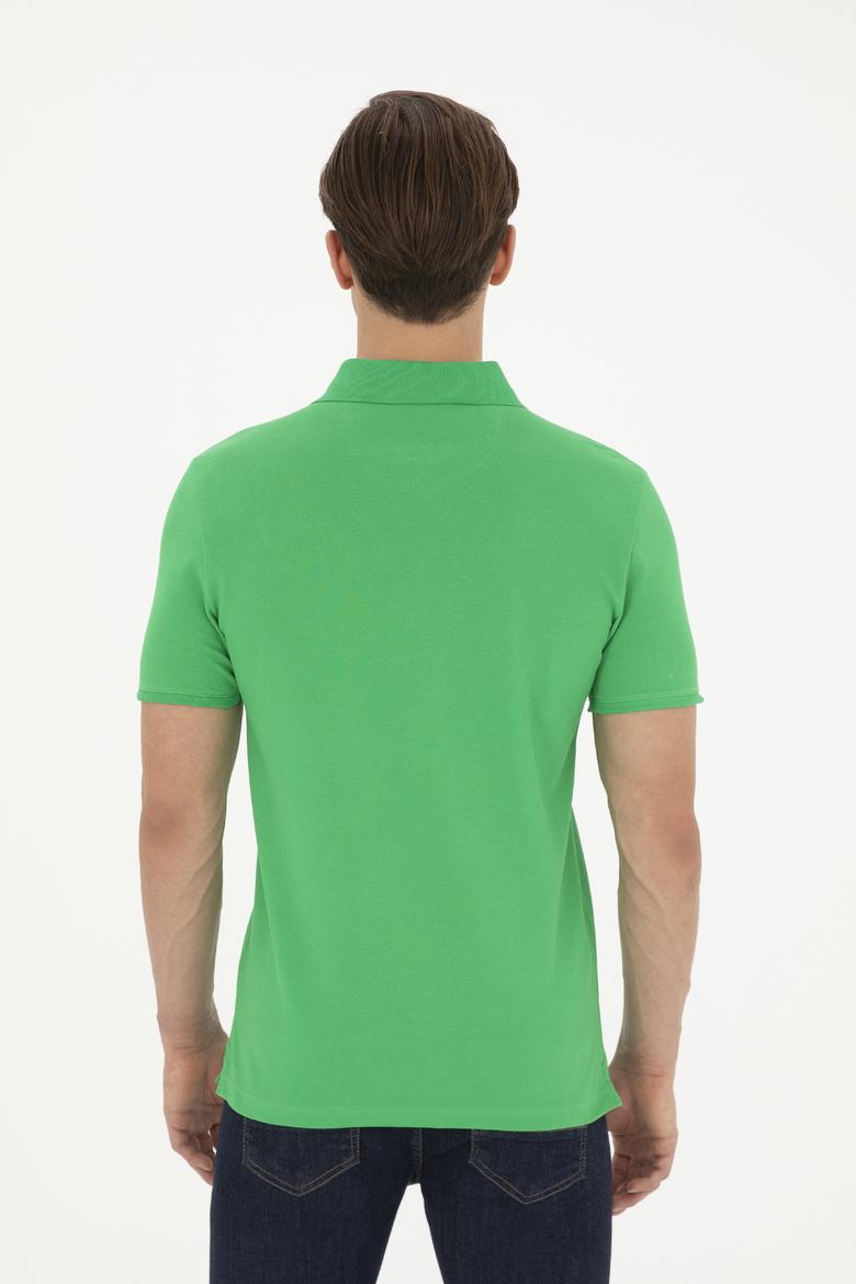 Erkek Yeşil Basic Tişört - 50279613267
