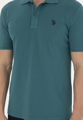 Erkek Koyu Yeşil Basic Tişört - 50279573309