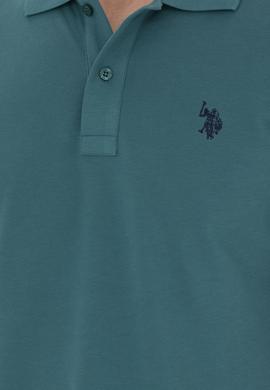 Erkek Koyu Yeşil Basic Tişört - 50279573309