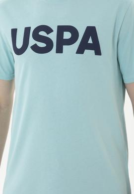 Erkek Regular Fit Bisiklet Yaka Su Yeşili Basic Tişört - 50279620188