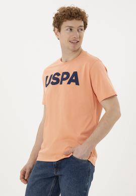 Erkek Regular Fit Bisiklet Yaka Somon Basic Tişört - 50279620109