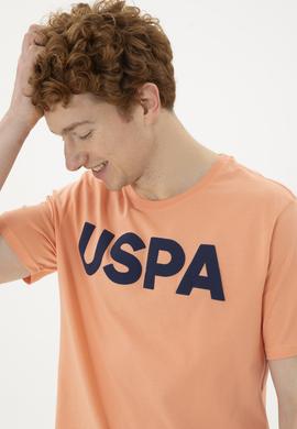 Erkek Regular Fit Bisiklet Yaka Somon Basic Tişört - 50279620109