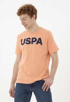 Erkek Regular Fit Bisiklet Yaka Somon Basic Tişört - 50279620109