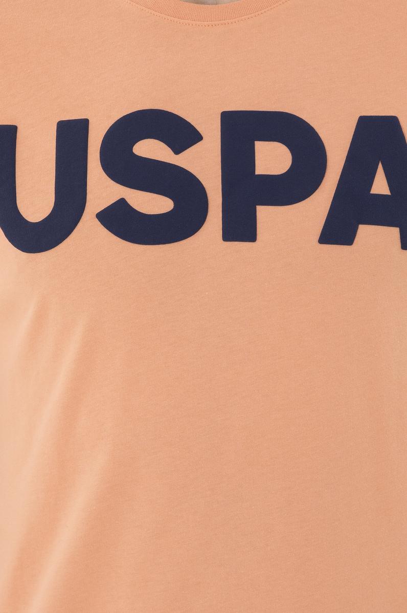 Erkek Regular Fit Bisiklet Yaka Somon Basic Tişört