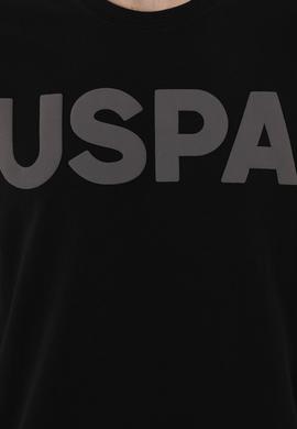 Erkek Regular Fit Bisiklet Yaka Siyah Basic Tişört - 50279620116