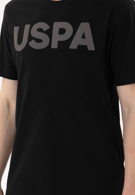 Erkek Regular Fit Bisiklet Yaka Siyah Basic Tişört - 50279620116