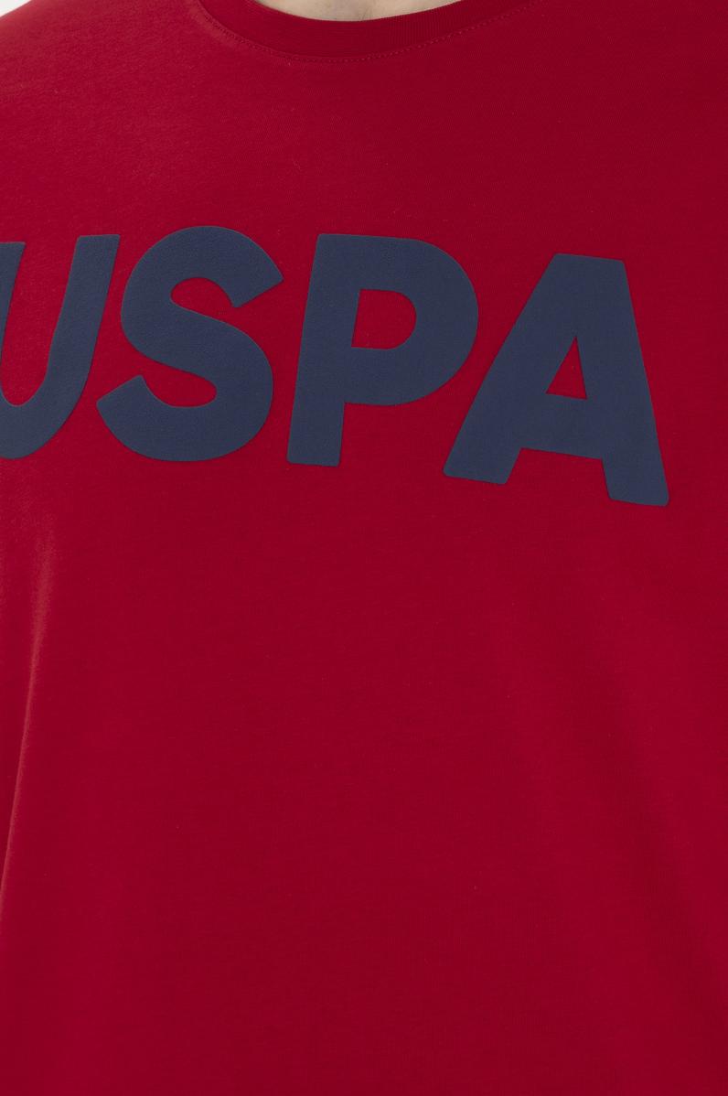 Erkek Regular Fit Bisiklet Yaka Bordo Basic Tişört