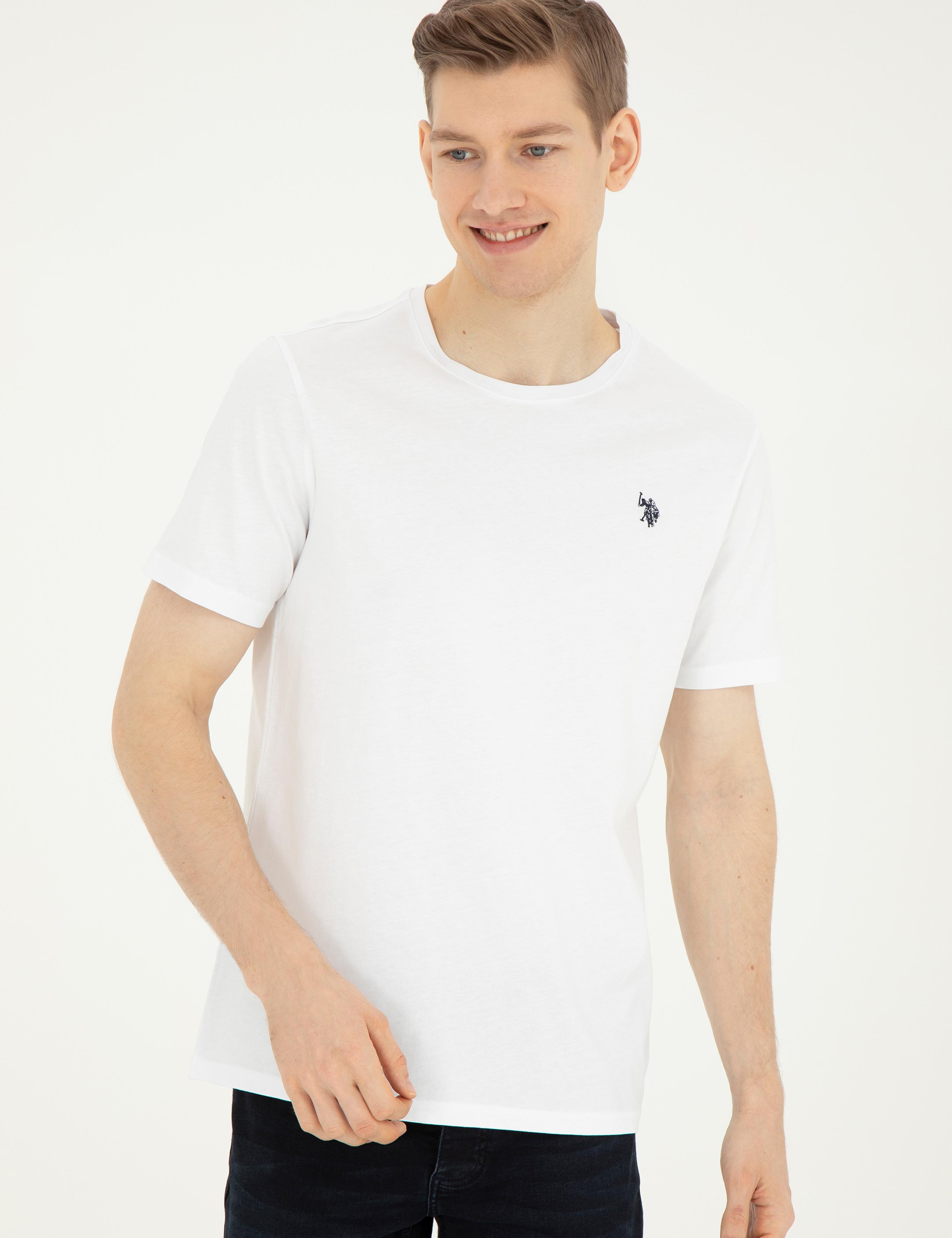 تی شرت یقه گرد آستین کوتاه رگولار یقه گرد مردانه یو اس پولو | U.S. Polo Assn. - تصویر 3