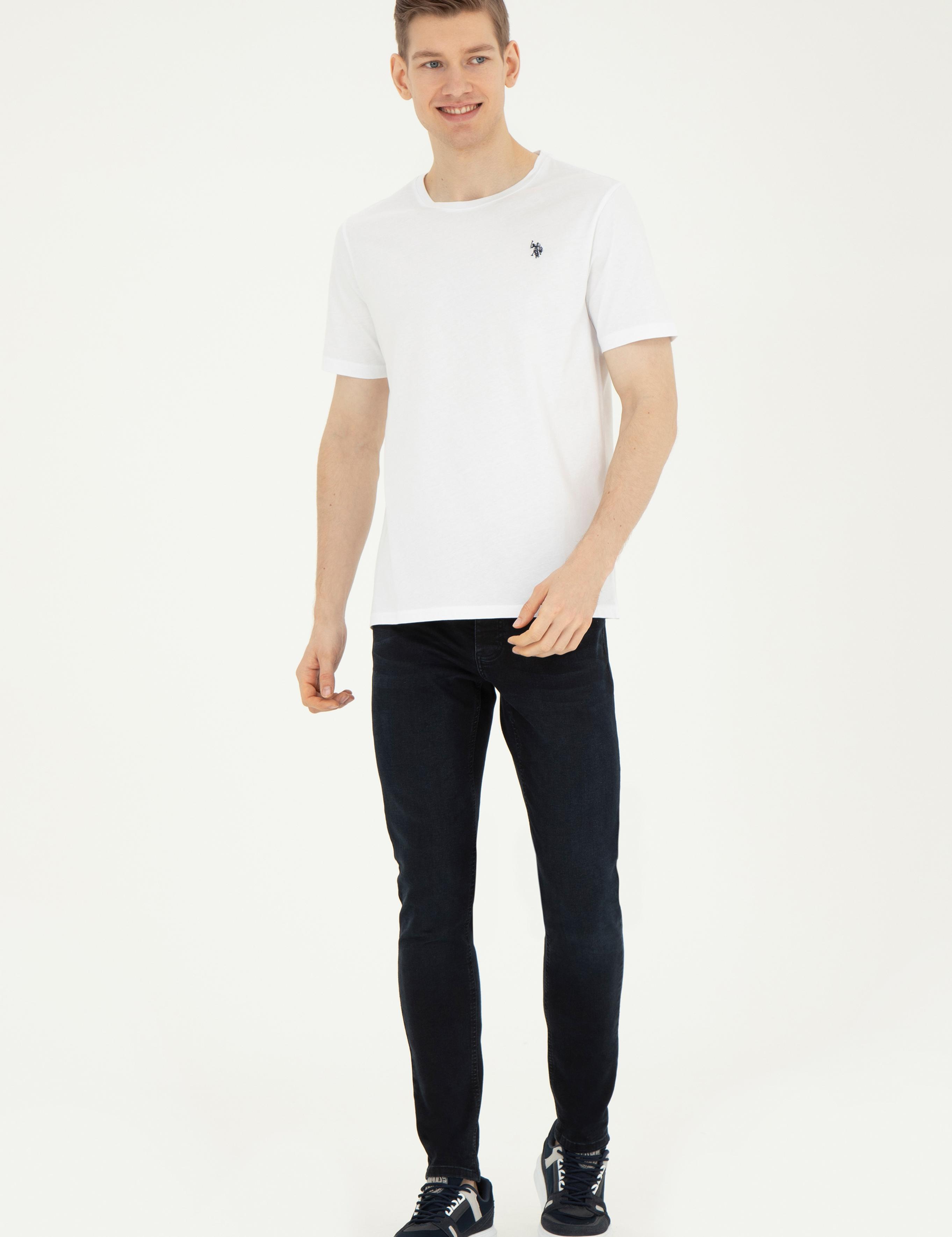 تی شرت یقه گرد آستین کوتاه رگولار یقه گرد مردانه یو اس پولو | U.S. Polo Assn. - تصویر 4