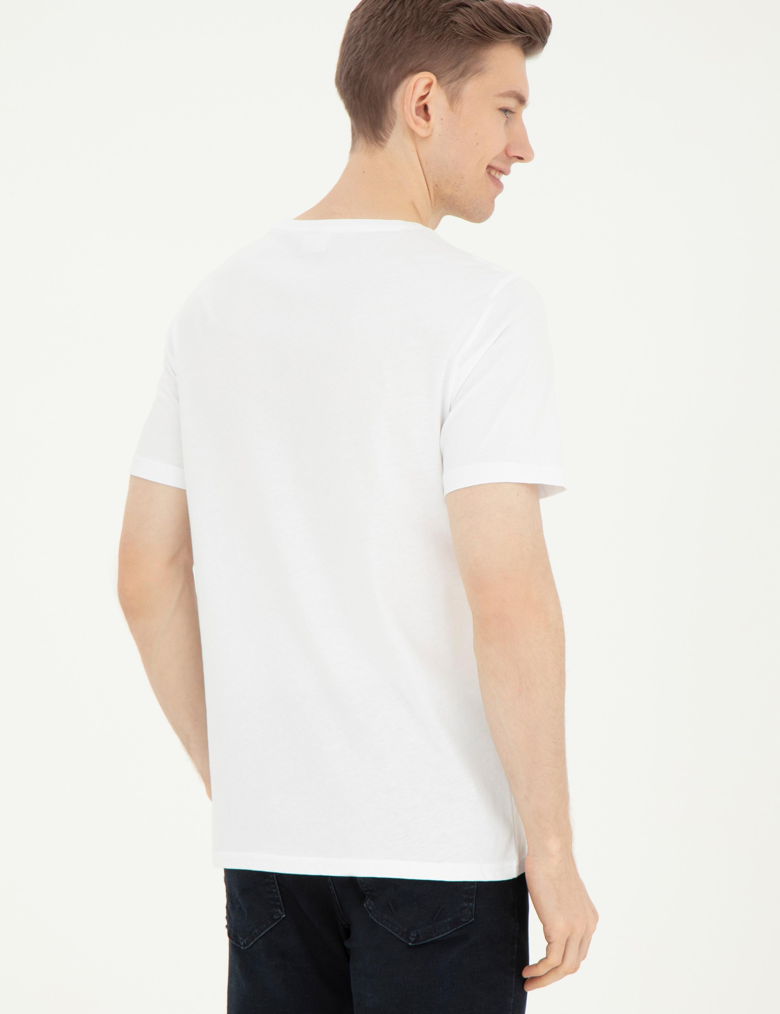 تی شرت یقه گرد آستین کوتاه رگولار یقه گرد مردانه یو اس پولو | U.S. Polo Assn. - تصویر 5