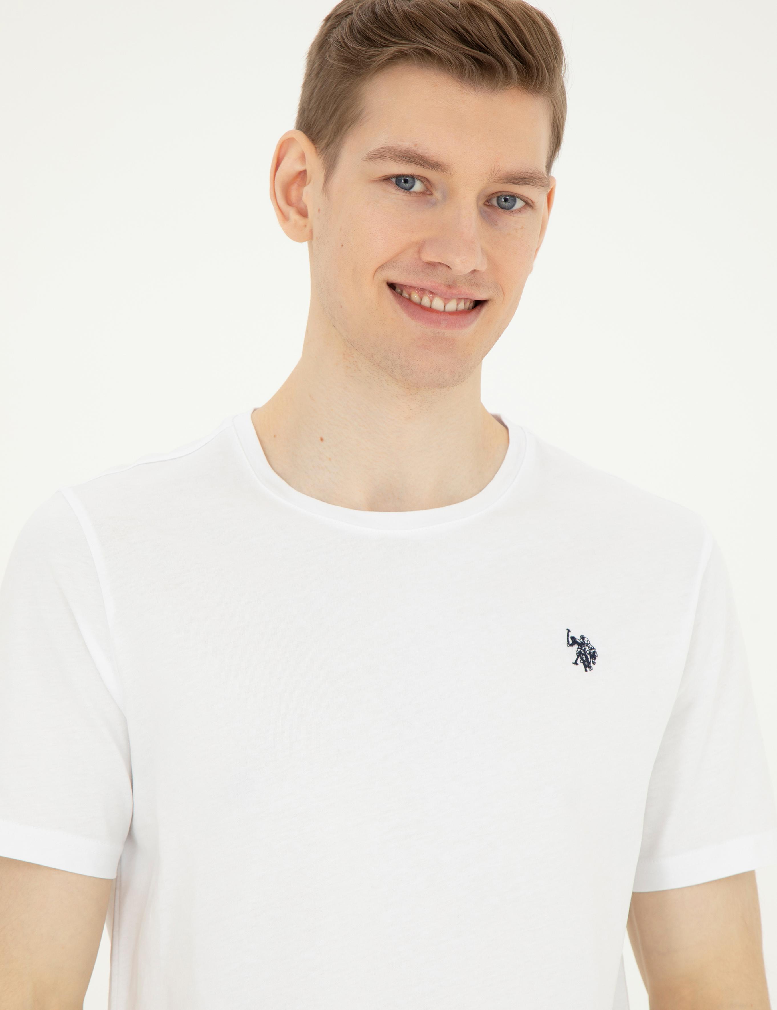 تی شرت یقه گرد آستین کوتاه رگولار یقه گرد مردانه یو اس پولو | U.S. Polo Assn. - تصویر 2