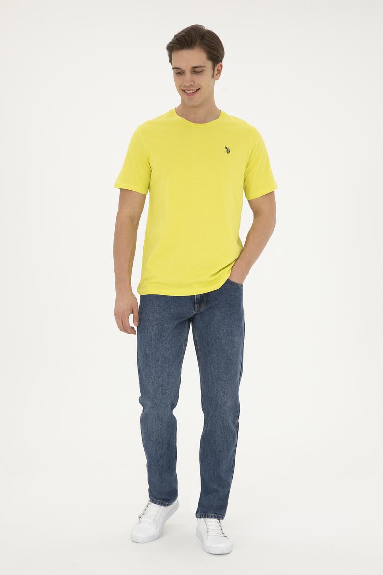 Erkek Fıstık Yeşili Basic Tişört - 50279632128