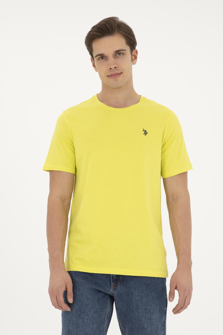 Erkek Fıstık Yeşili Basic Tişört