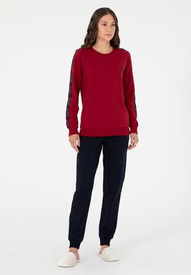 Kadın Bordo Pijama Takımı - 50302022008