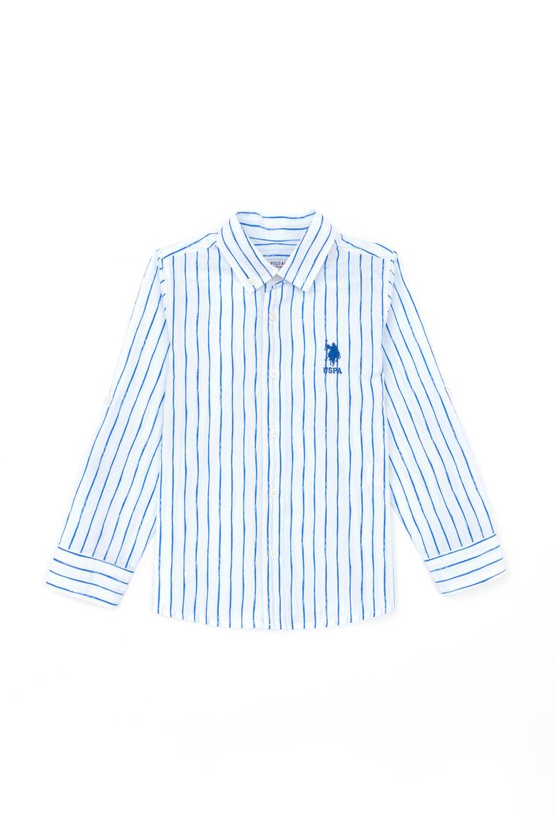 Erkek Çocuk Saks Uzun Kollu Gömlek - 50283867019