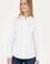 Kadın Beyaz Uzun Kollu Basic Gömlek