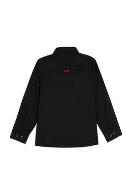 Erkek Çocuk Siyah Uzun Kollu Basic Gömlek - 50284002146