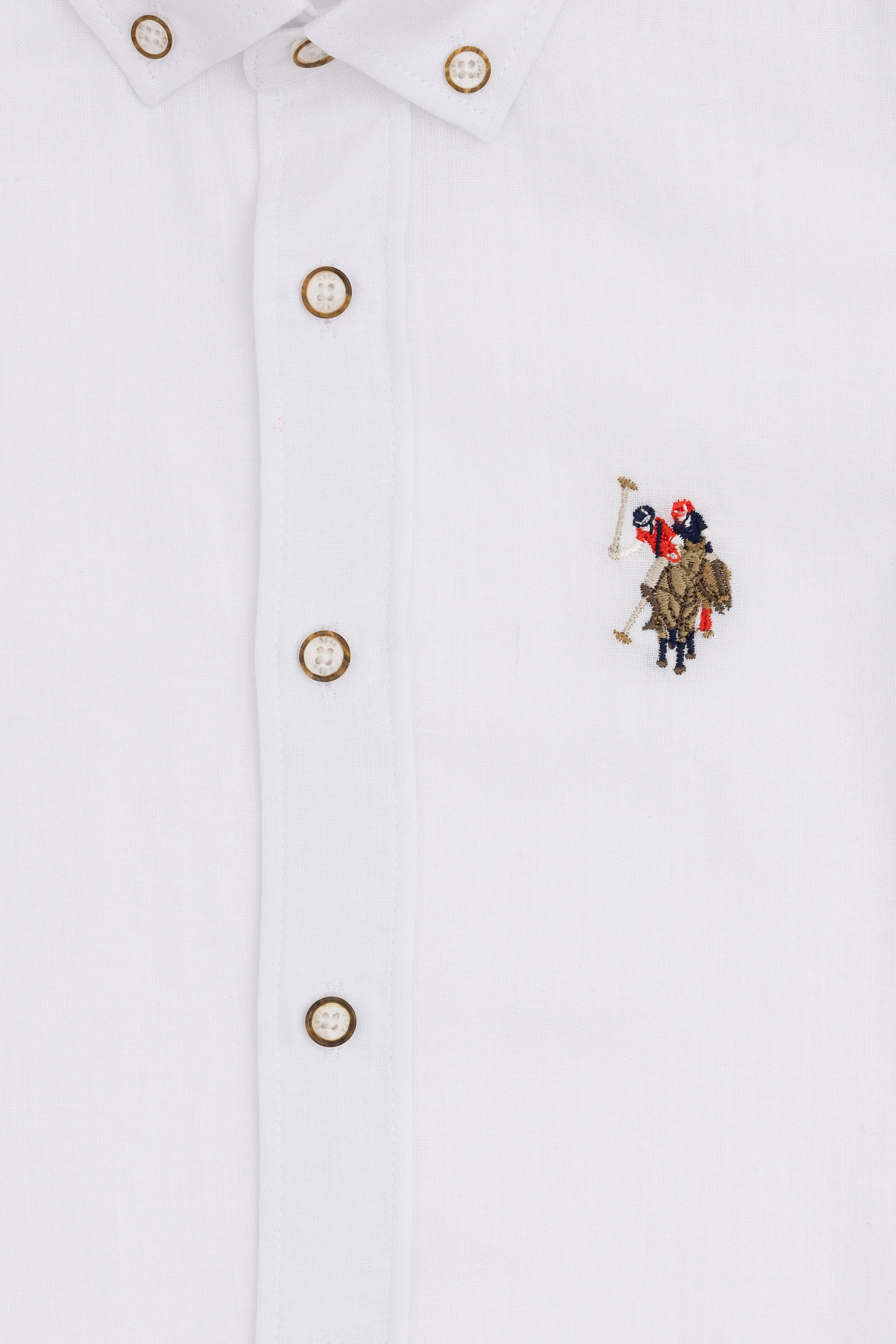 پیراهن سفید رگولار پسرانه یو اس پولو | U.S. Polo Assn. - تصویر 4