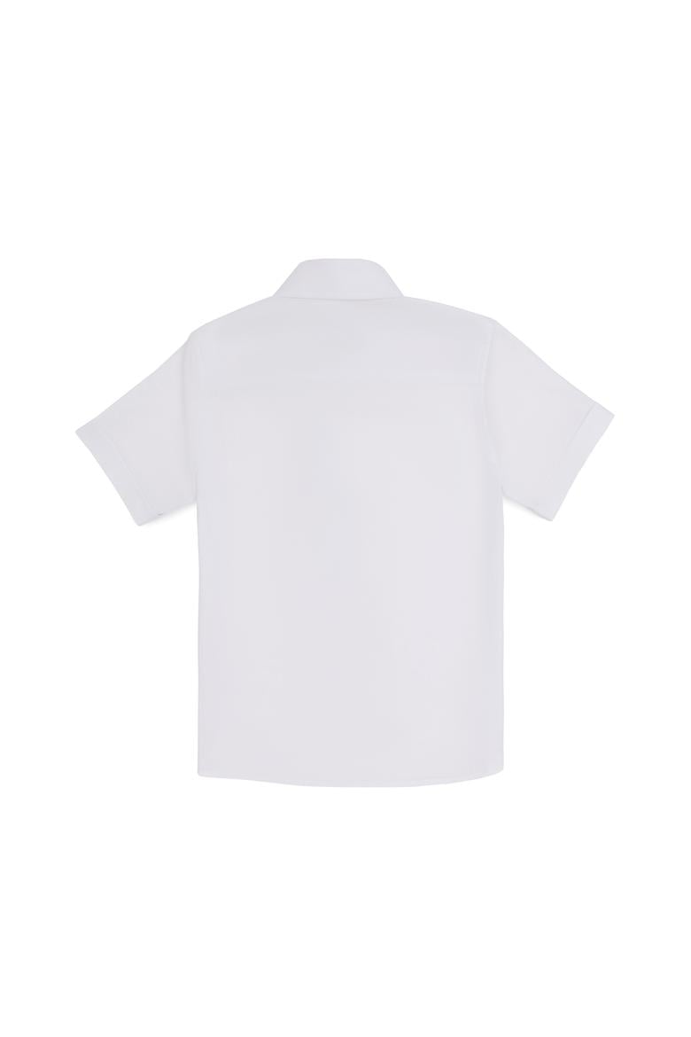 Erkek Çocuk Beyaz Kısa Kollu Gömlek - 50284019090