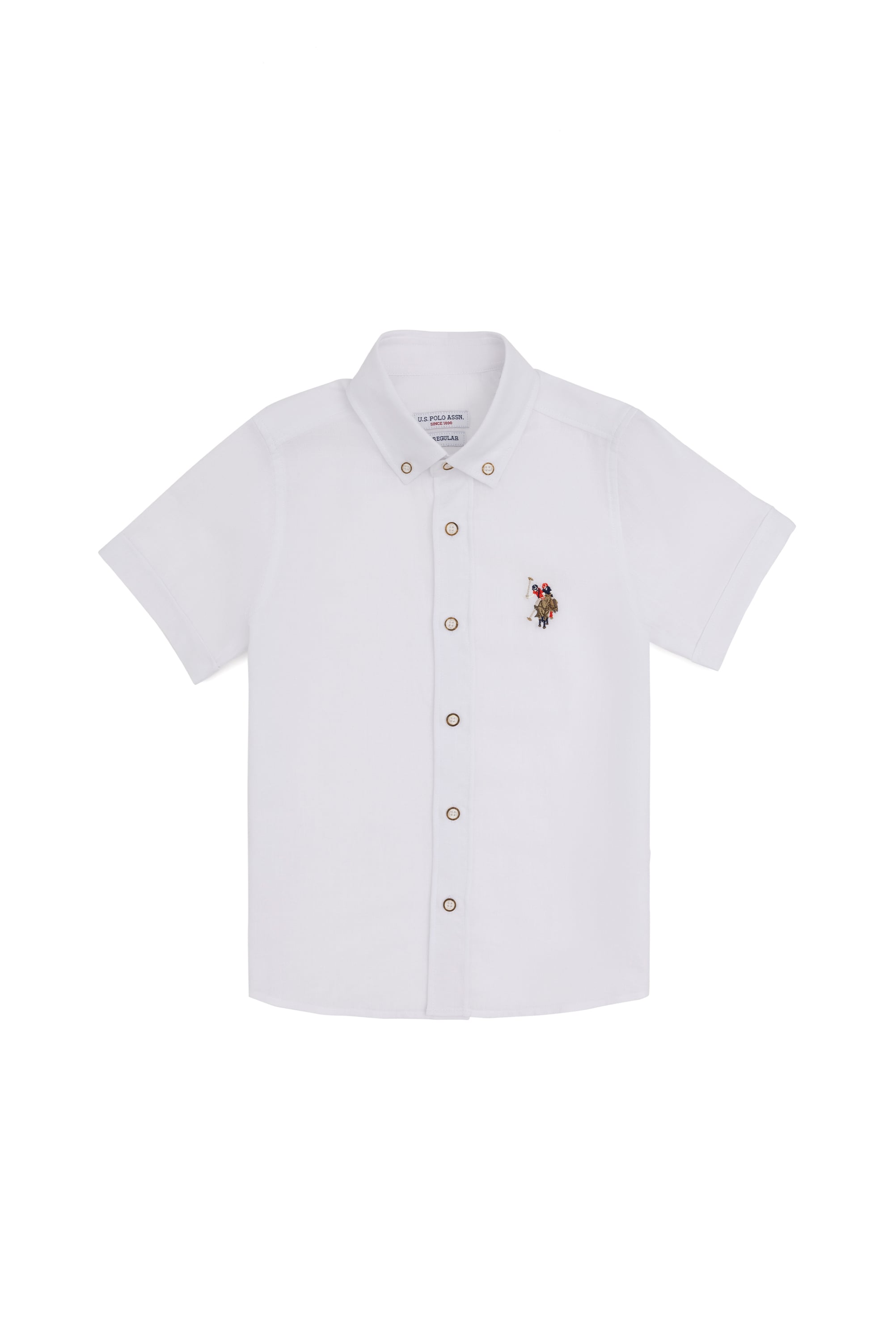پیراهن سفید رگولار پسرانه یو اس پولو | U.S. Polo Assn. - تصویر 2
