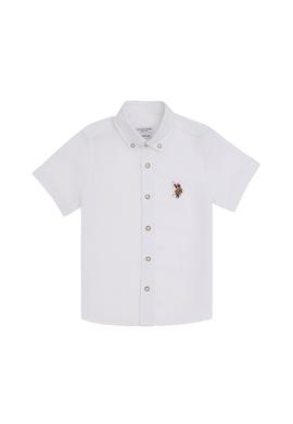 Erkek Çocuk Beyaz Kısa Kollu Gömlek - 50284019090
