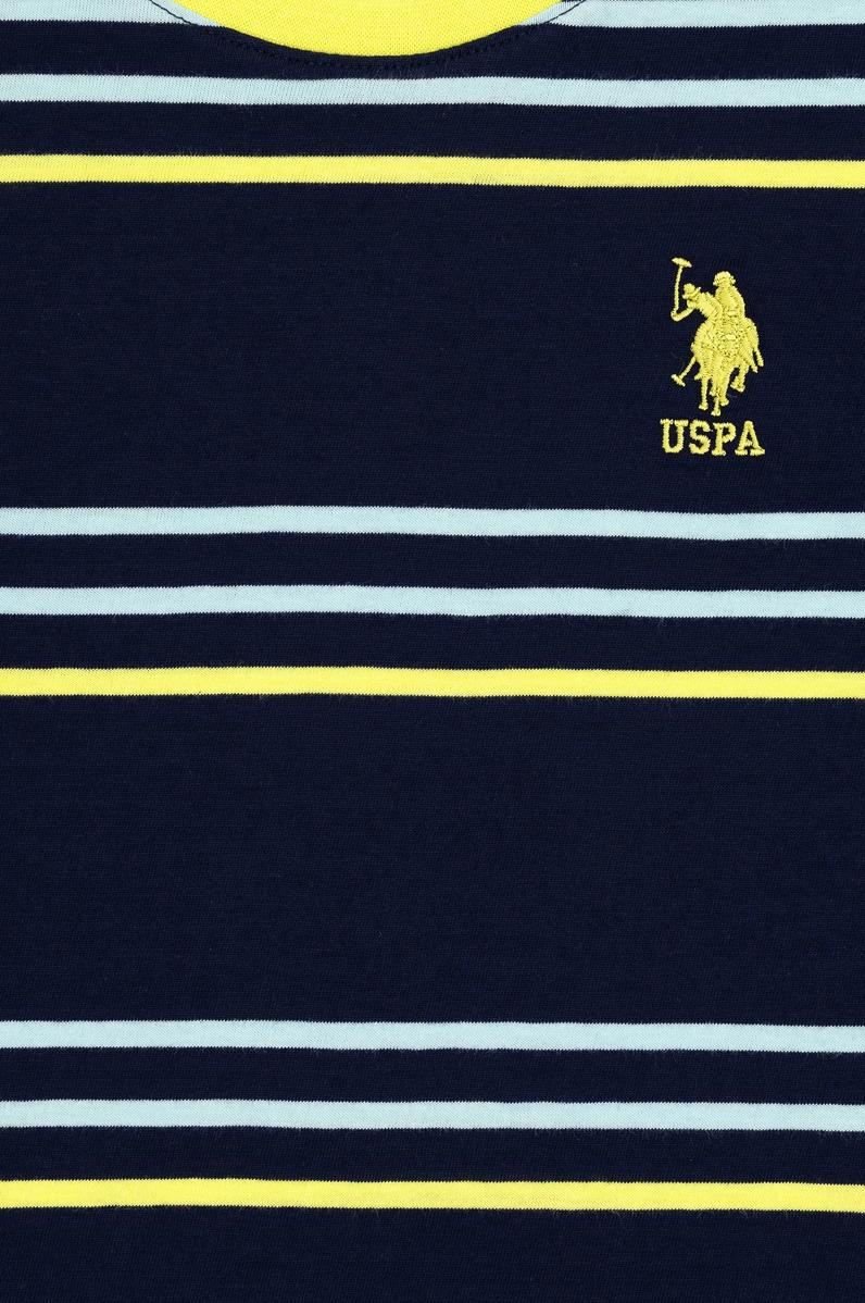 Erkek Çocuk Lacivert Bisiklet Yaka Tişört