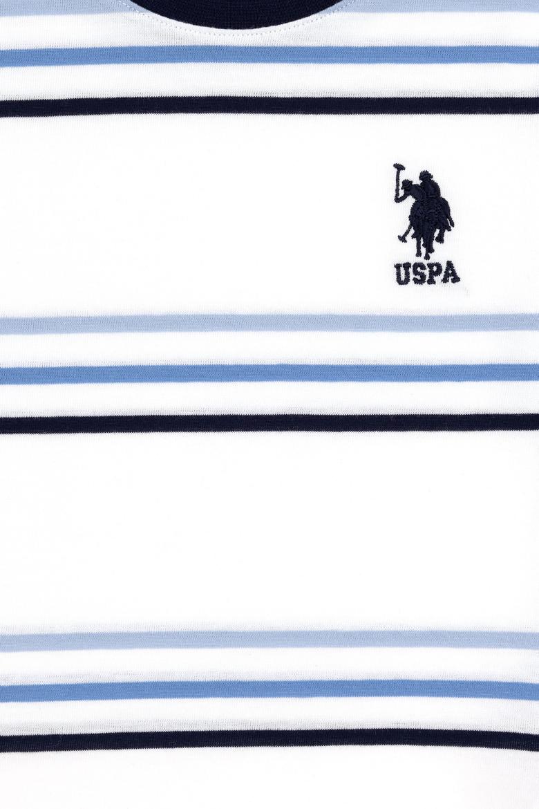 Erkek Çocuk Beyaz Bisiklet Yaka Tişört - 50284821009