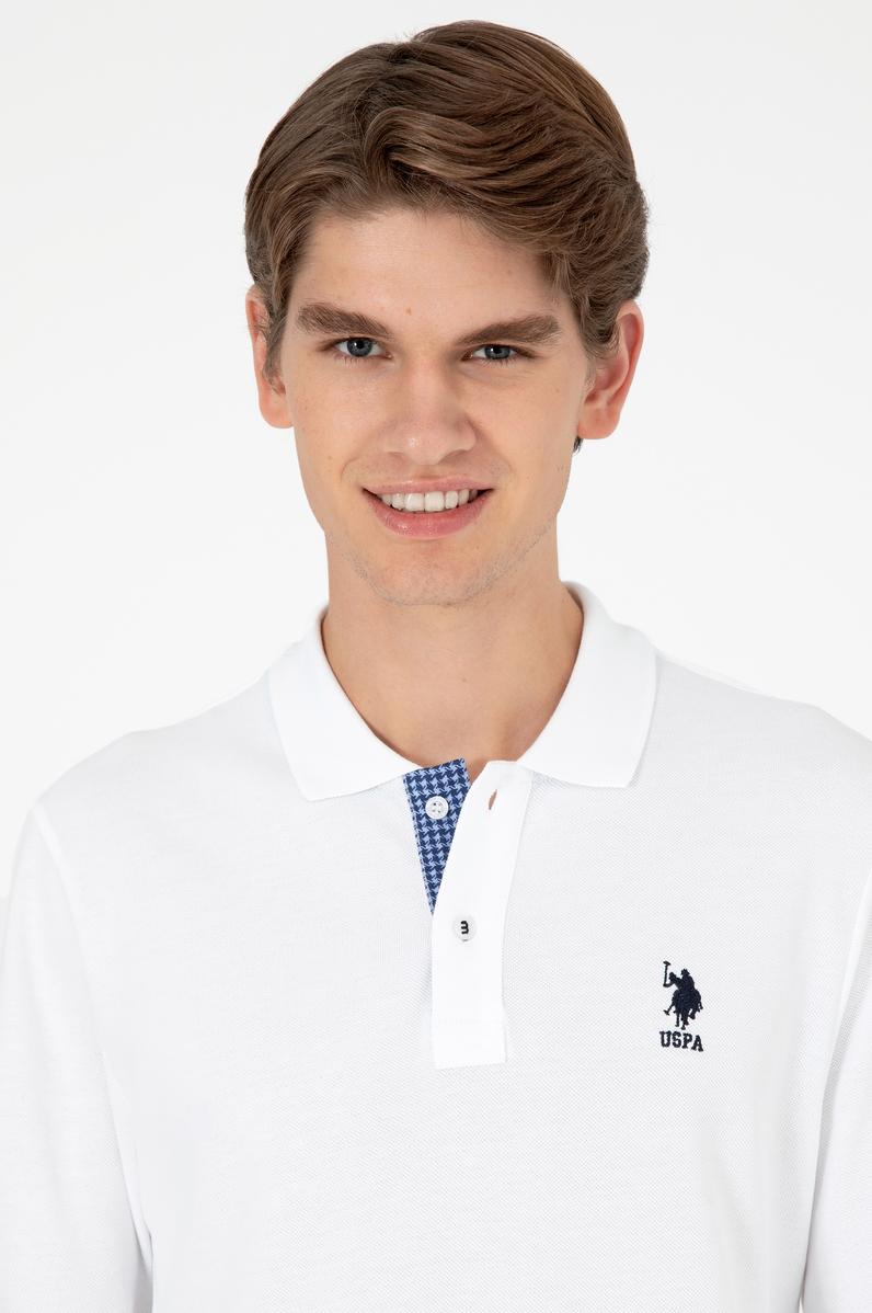 Erkek Beyaz Basic Sweatshirt