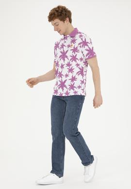 Erkek Menekşe Tişört - 50289882007