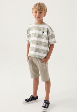 Erkek Çocuk Açık Haki Pijama Takımı - 50291564003