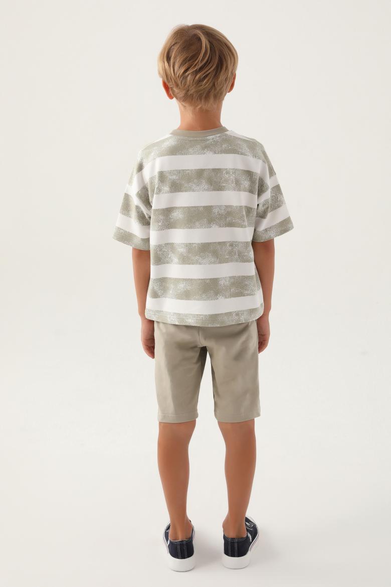 Erkek Çocuk Açık Haki Pijama Takımı - 50291564003