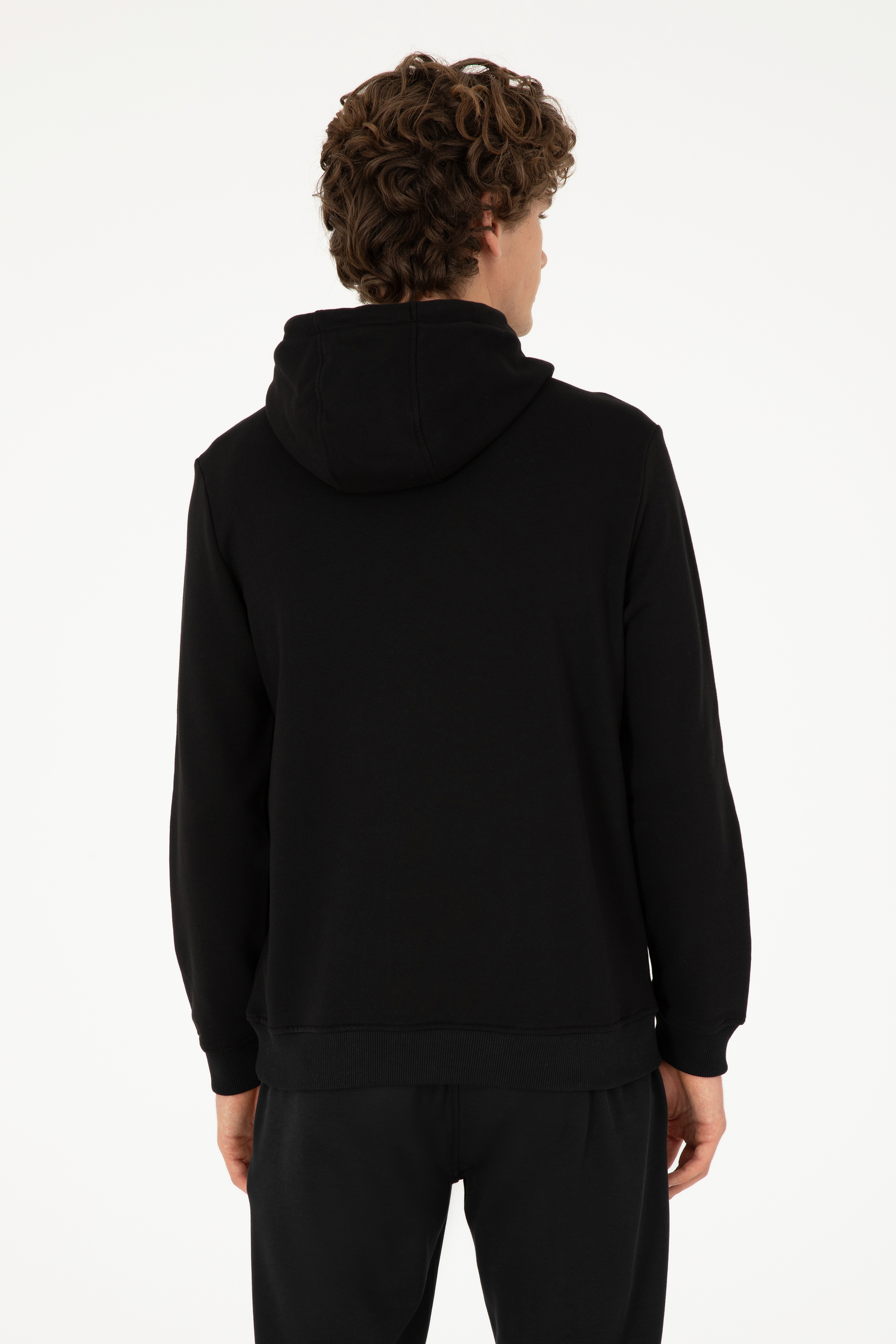 Erkek Siyah Sweatshirt