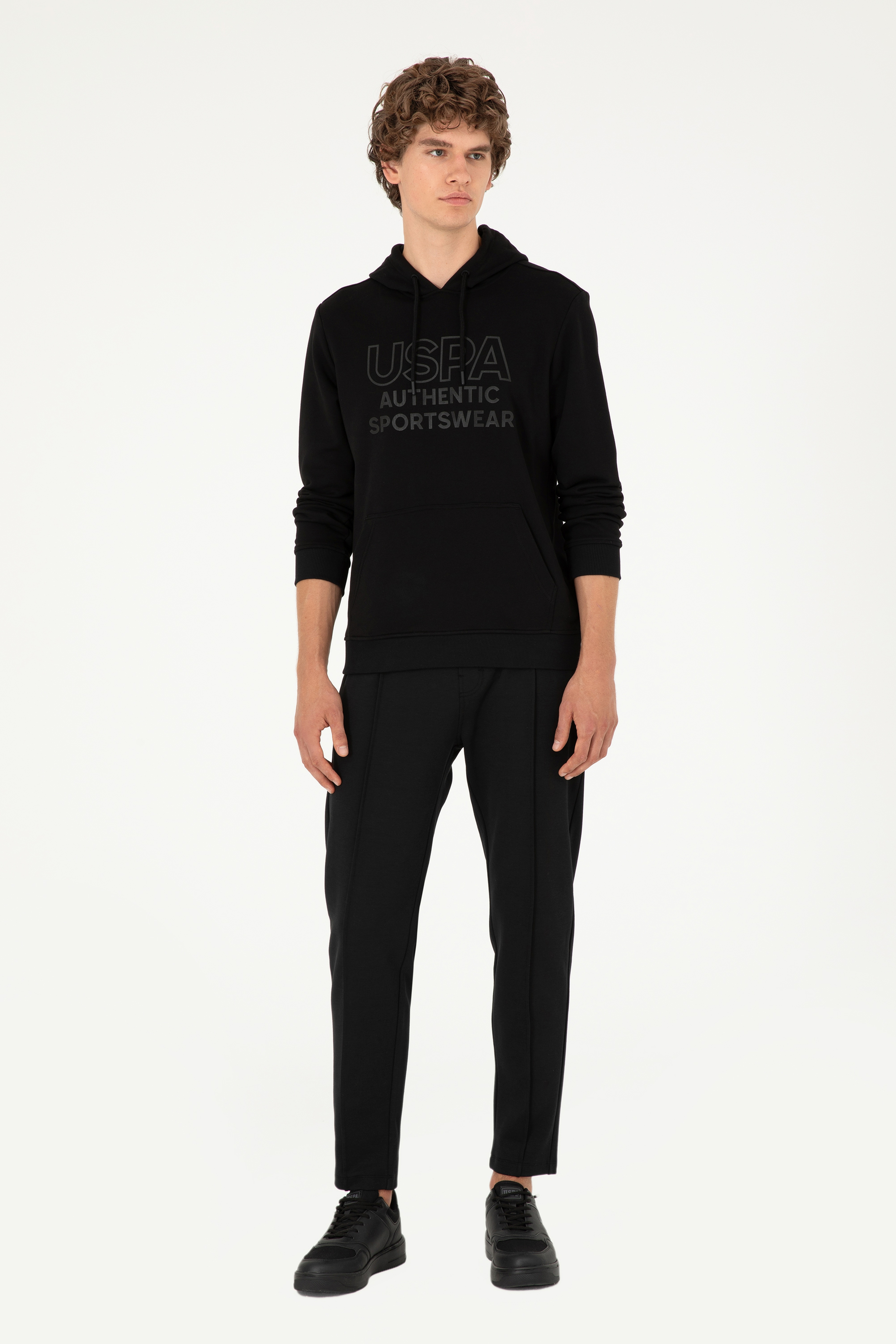 Erkek Siyah Sweatshirt