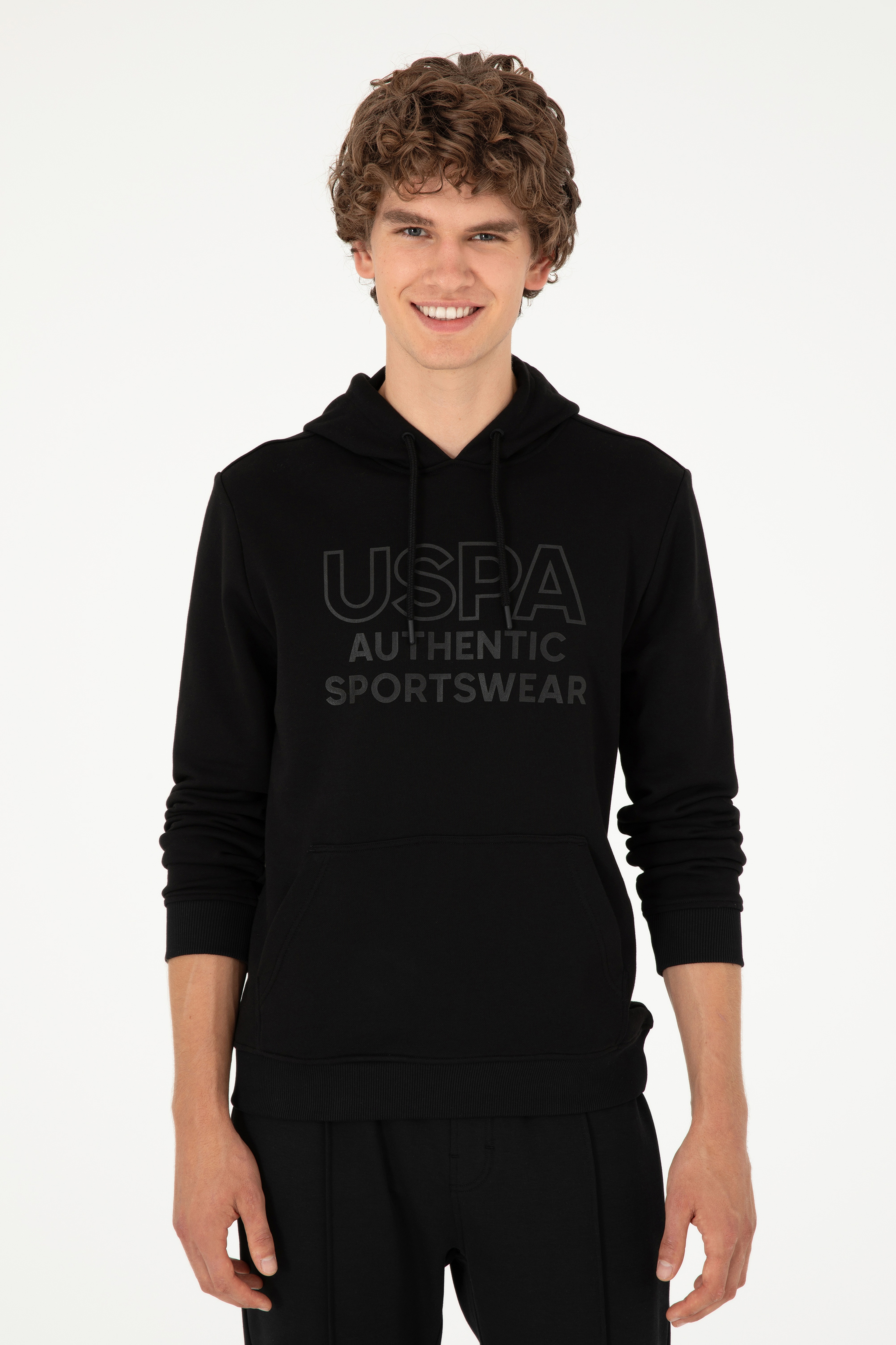 Erkek Siyah Sweatshirt
